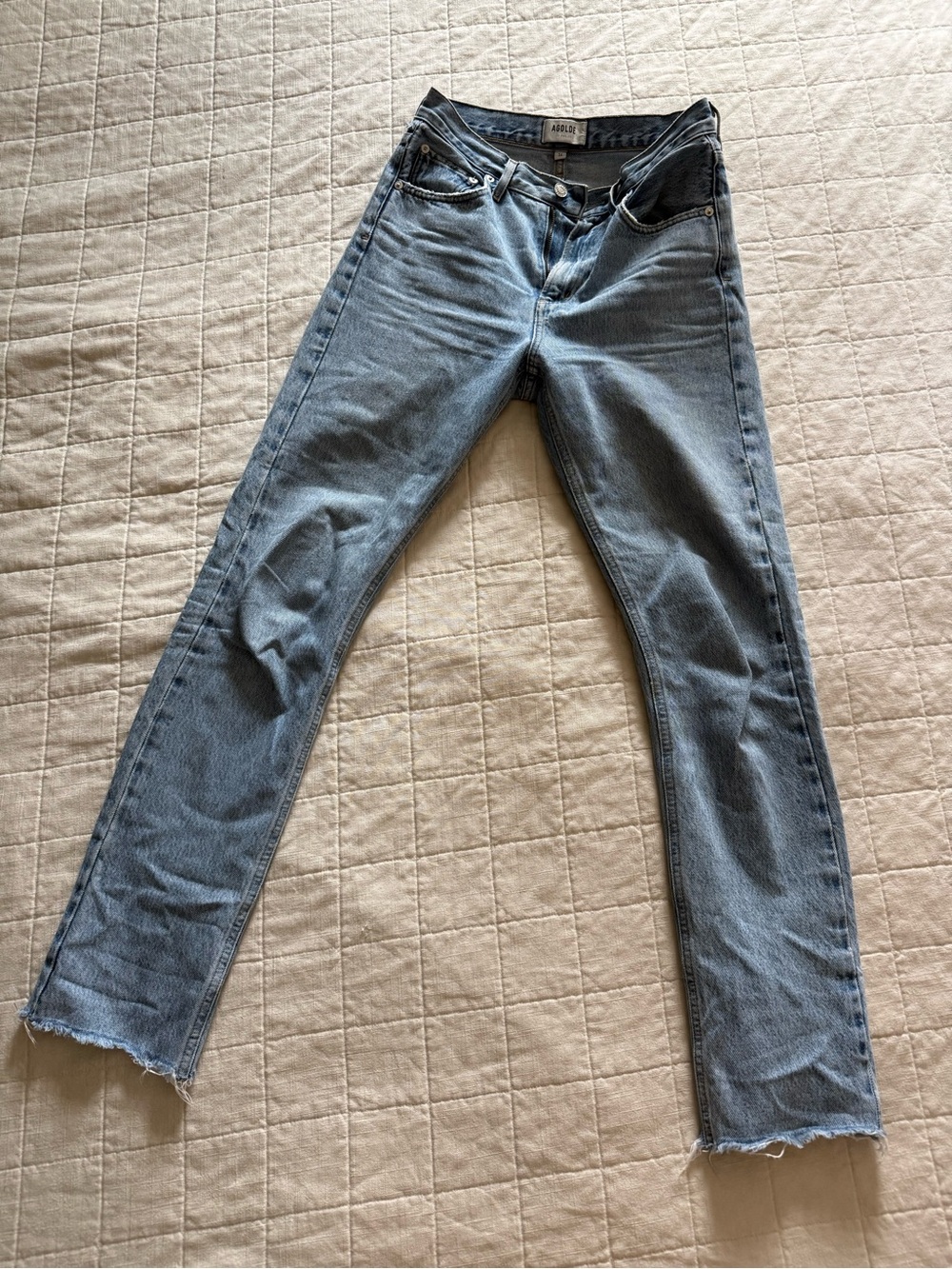 Agolde Cherie straight leg denim